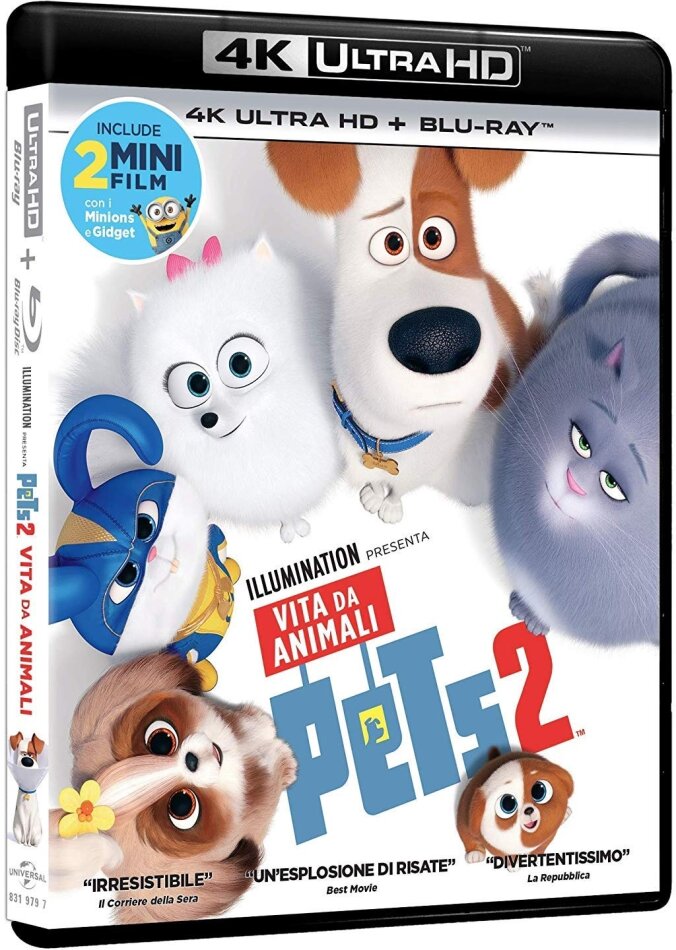 Pets 2 - Vita da animali (2019) Full Blu Ray UHD 4K ITA DD 7.1 ENG TrueHD 7.1